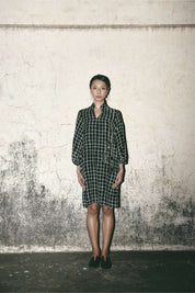 Grid Comfort Dress