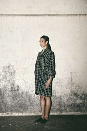 Grid Comfort Dress