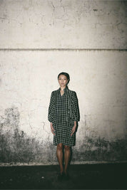 Grid Comfort Dress