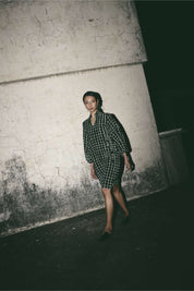 Grid Comfort Dress