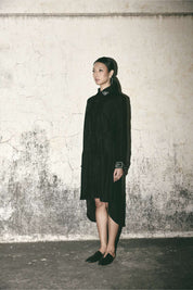 Black Canvas Shirt Dress