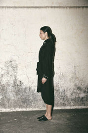 Black Canvas Shirt Dress