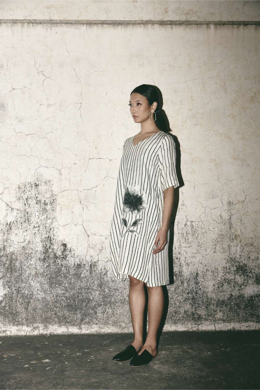 Stripe Bloom Dress