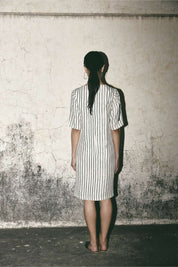 Stripe Bloom Dress