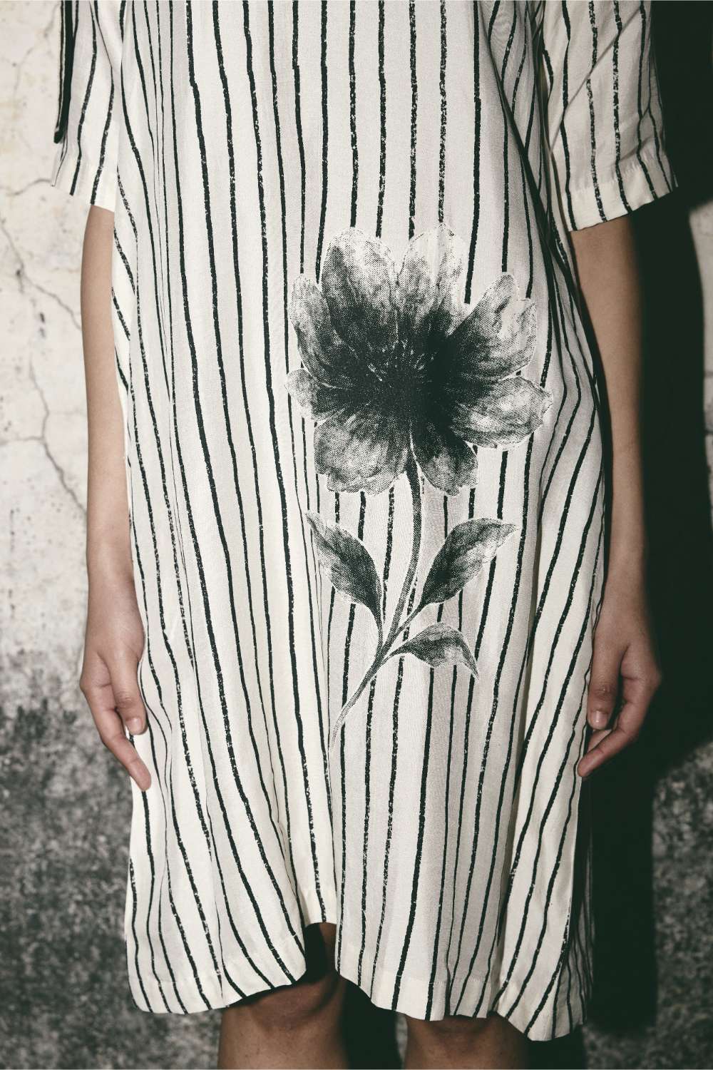 Stripe Bloom Dress