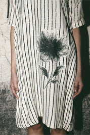 Stripe Bloom Dress