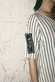 Stripe Bloom Dress