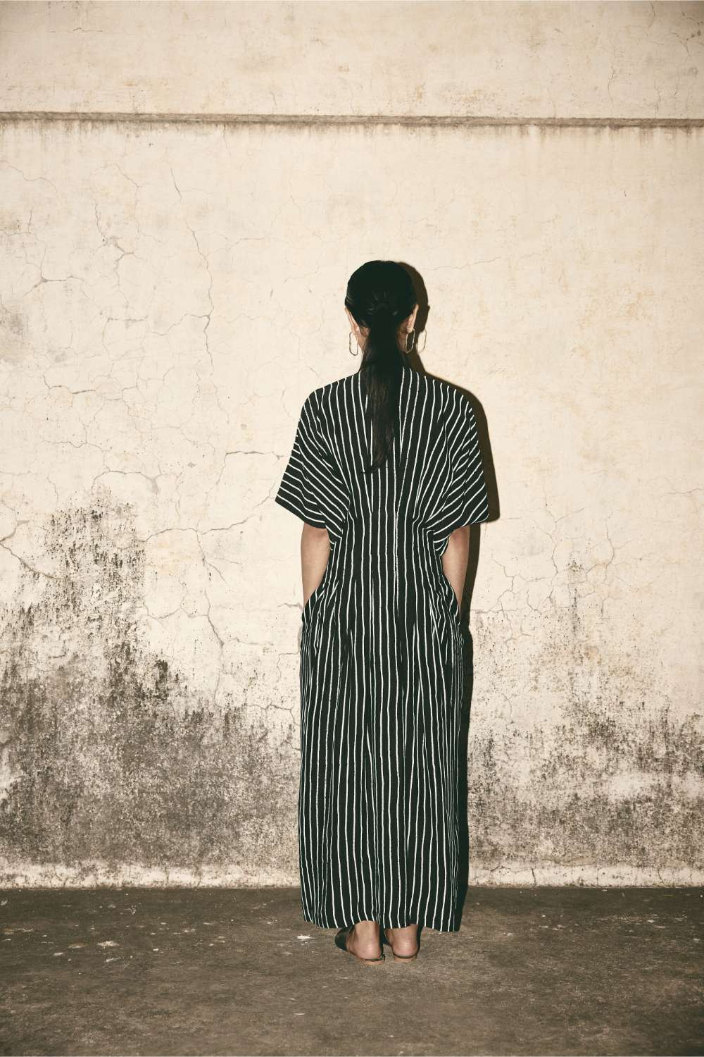 Stripe Midi Dress