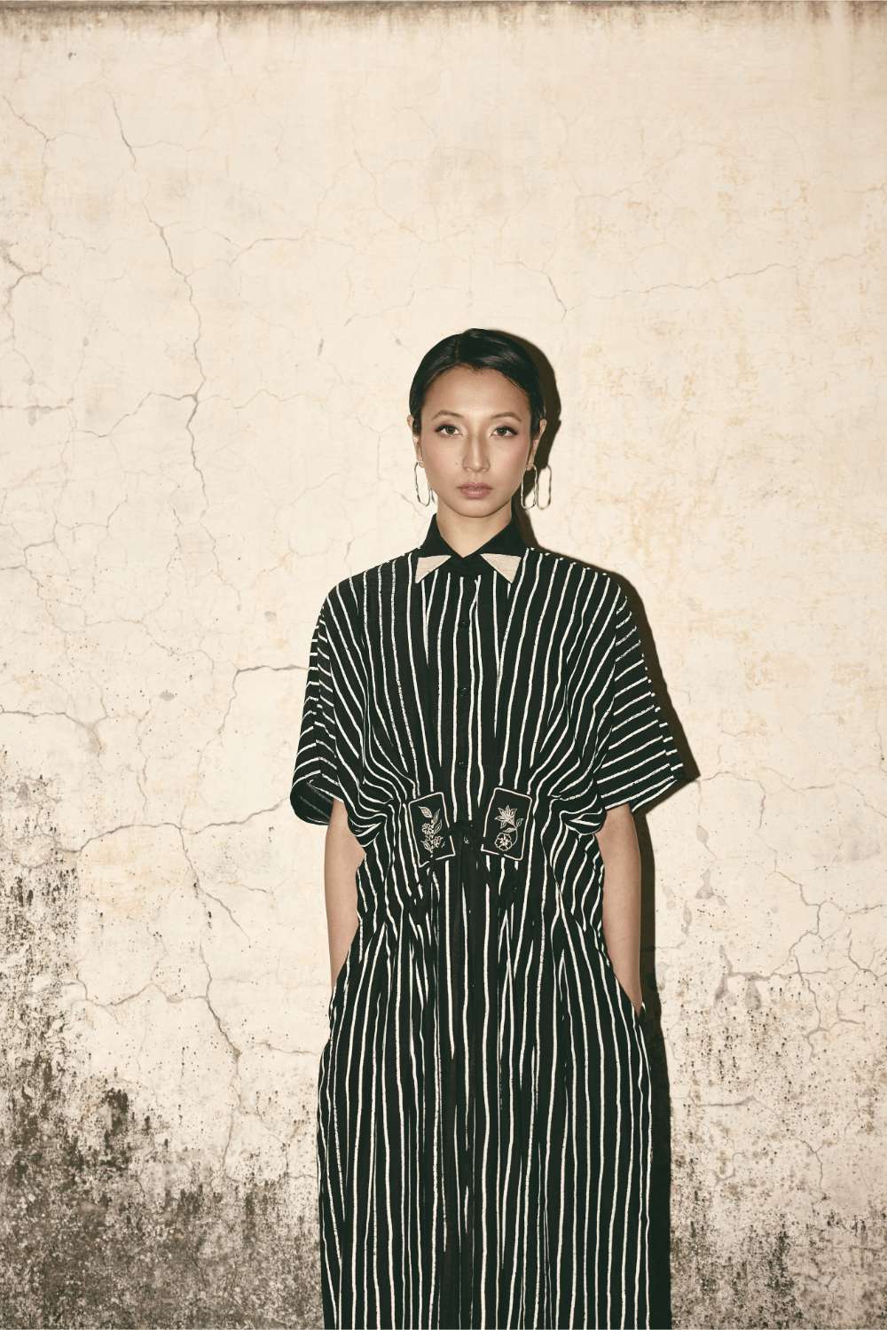 Stripe Midi Dress