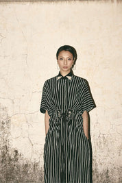 Stripe Midi Dress