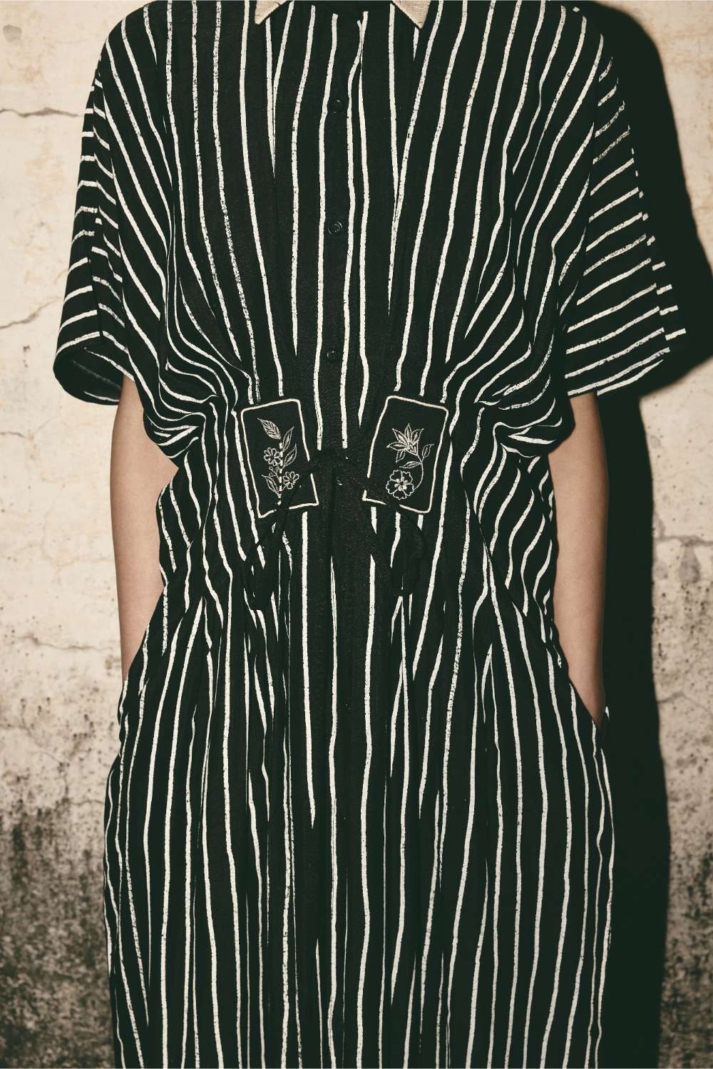 Stripe Midi Dress
