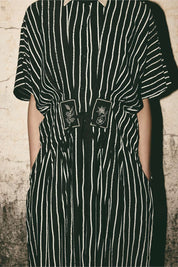 Stripe Midi Dress