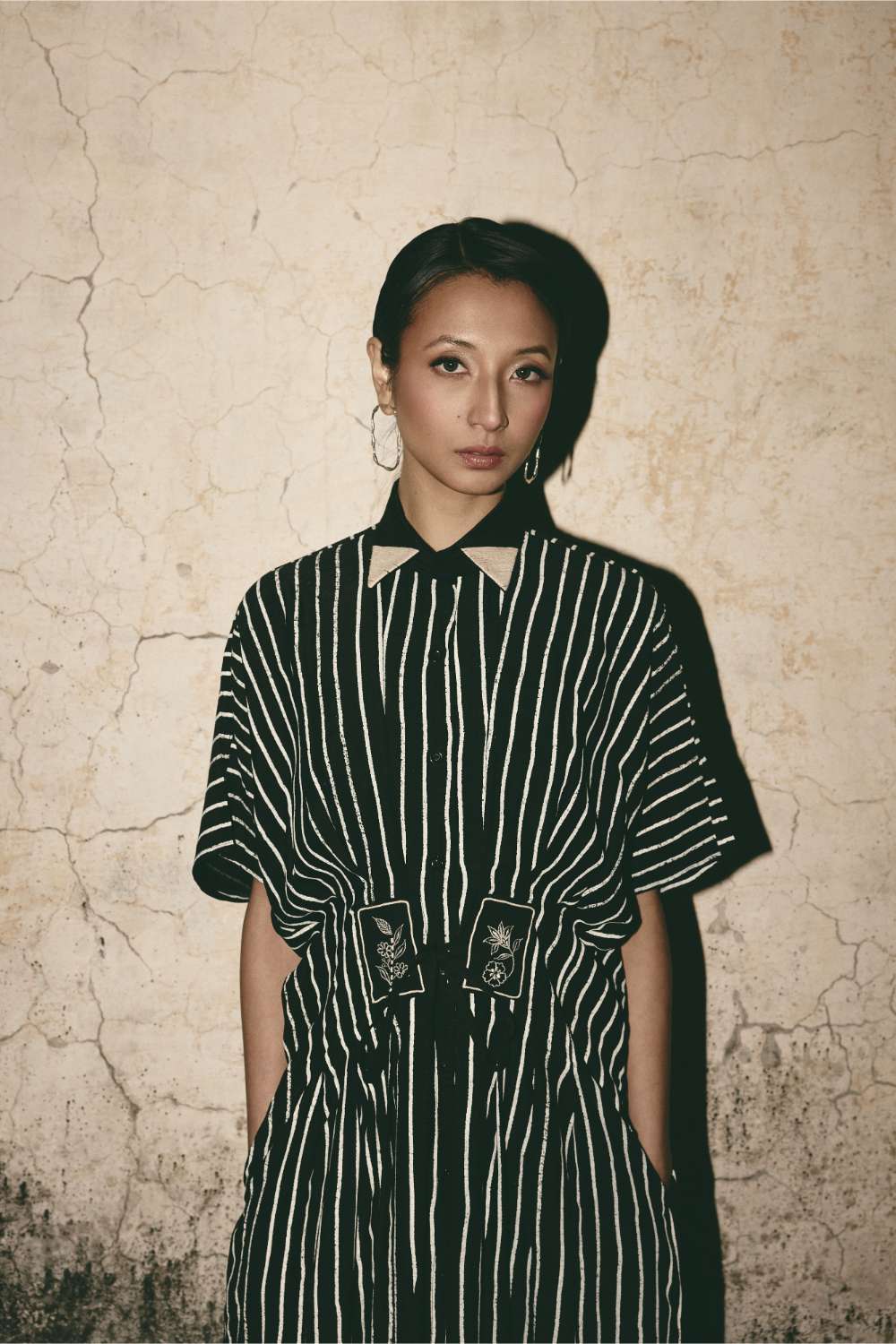 Stripe Midi Dress