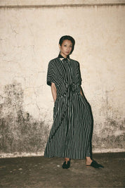 Stripe Midi Dress