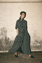 Stripe Midi Dress