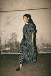 Stripe Midi Dress