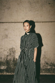 Stripe Midi Dress