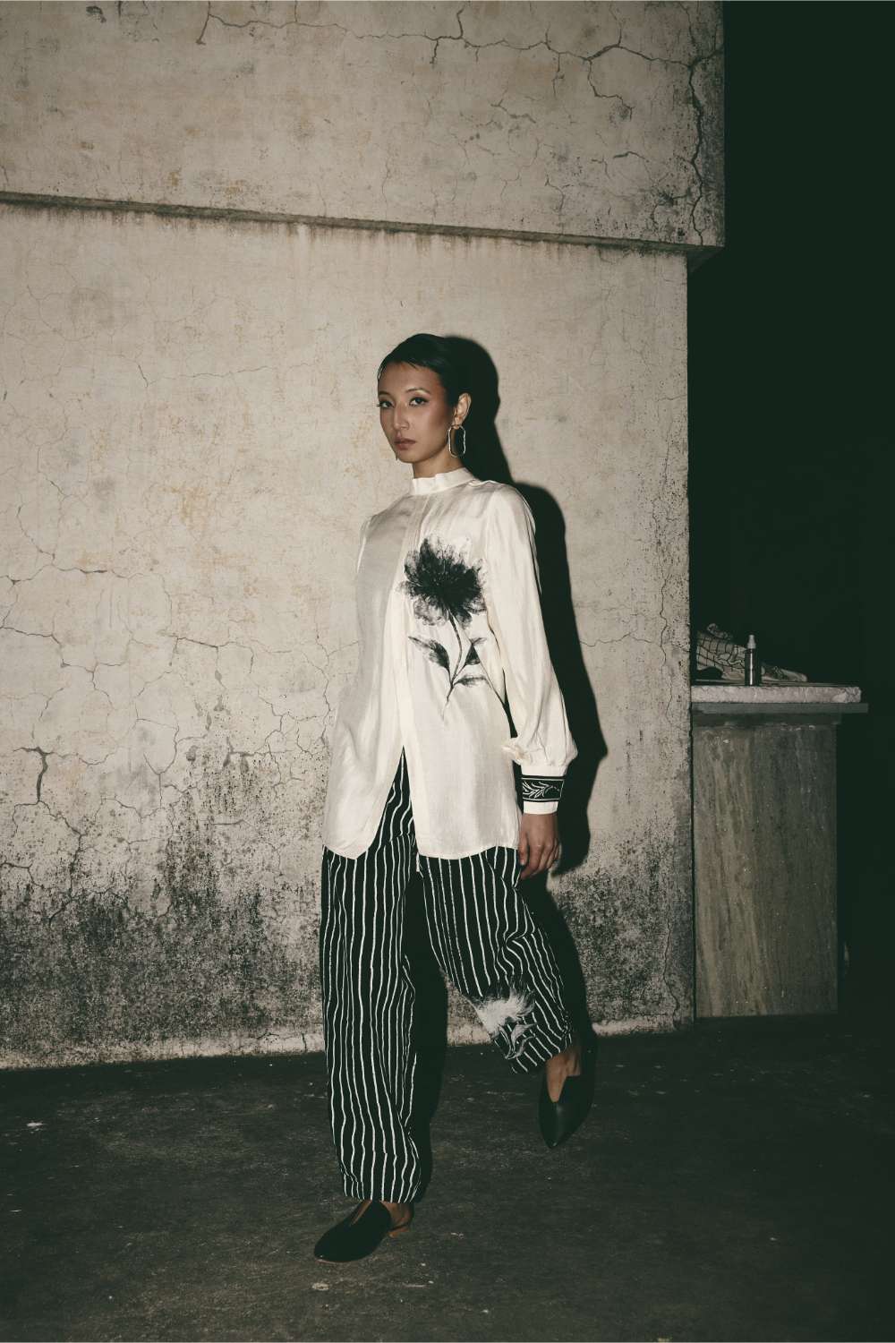 Bloom Top with Barrel Pants