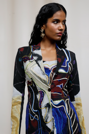 Kiyo Embroidered Blazer Set