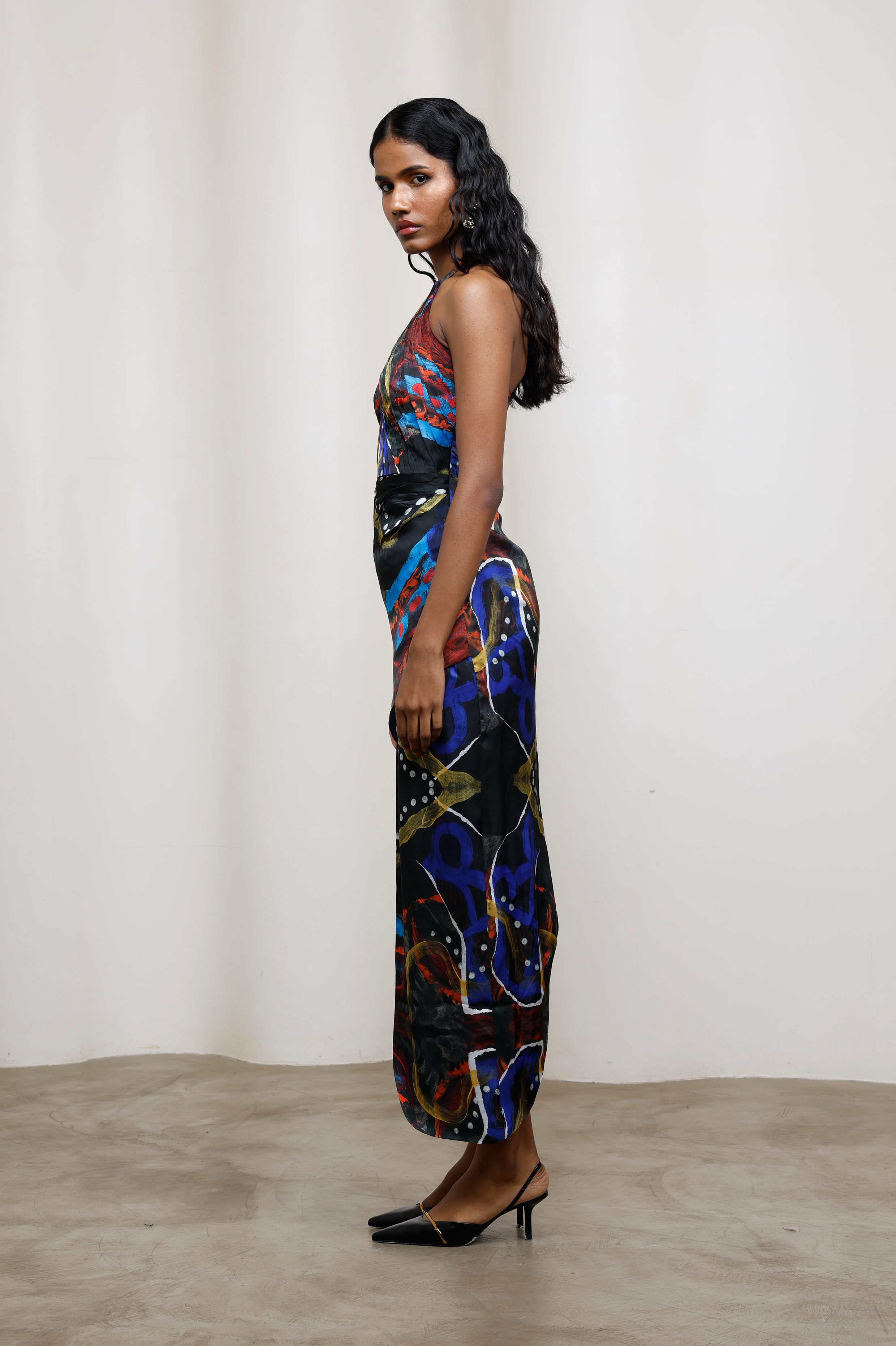 Saeri Halter Dress