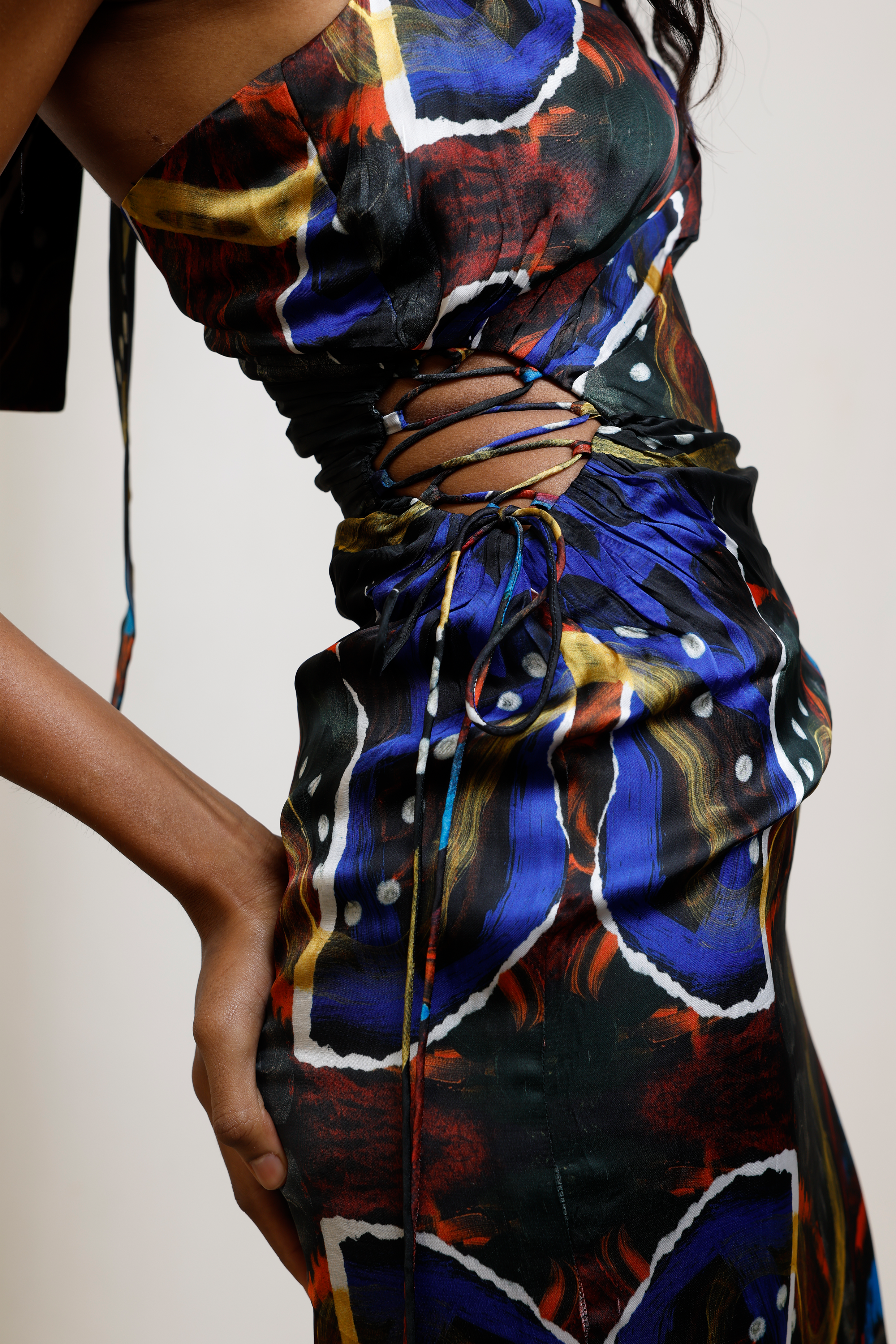Saeri Tie Up Dress