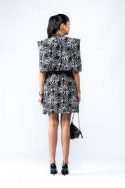 Hand Embroidered Cape Dress