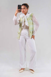 Bow Tie Mint Tweed Co-ord