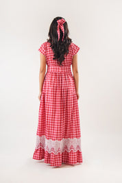 Gingham Maxi dress