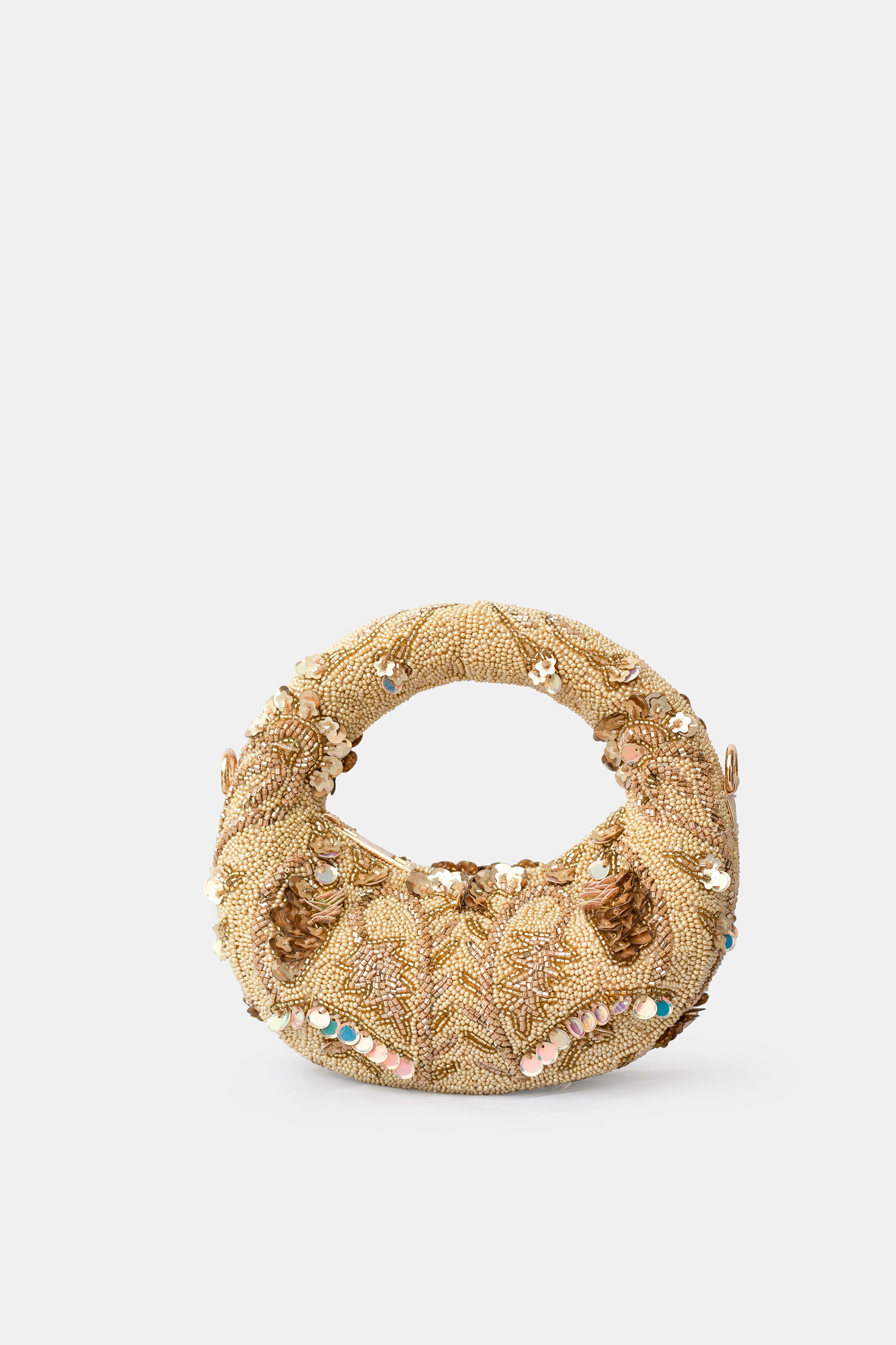 Aurelia Halo Mini Gold Embellished Bag