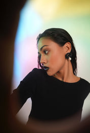 Rokoko Studs Black