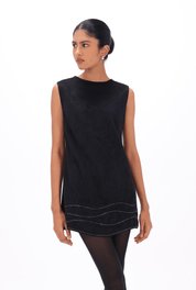 Little Black Aari Dress - AMBR INDIA - #tag1# -