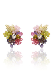 Colourful Stone Studs Indian Wedding Jewelry
