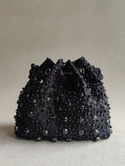 Black Starry Bucket Bag