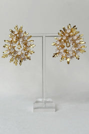 Enchanted Glade Earrings Snowy White