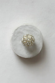 Sunshine Mini Pearl Ring Silver