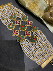 Pearl Kundan Bracelet for Women