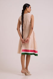 Bambi Almond Striped Cruise Dress