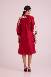 Sarla Apple Hem Midi Dress