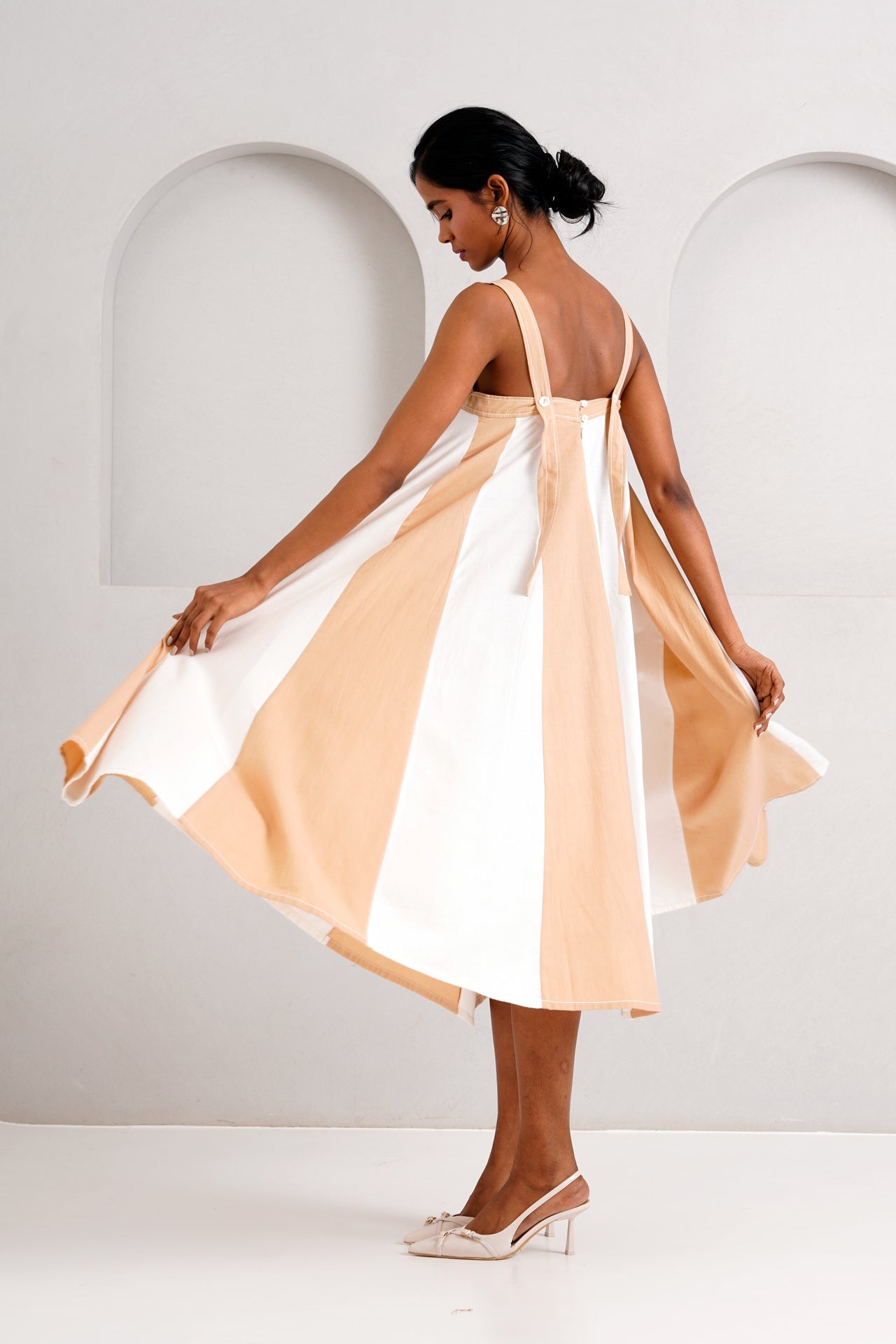 Multi Dallas Carousel Midi Dress