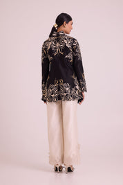 Farah Tendril Wrap Blazer & Cutwork Pants