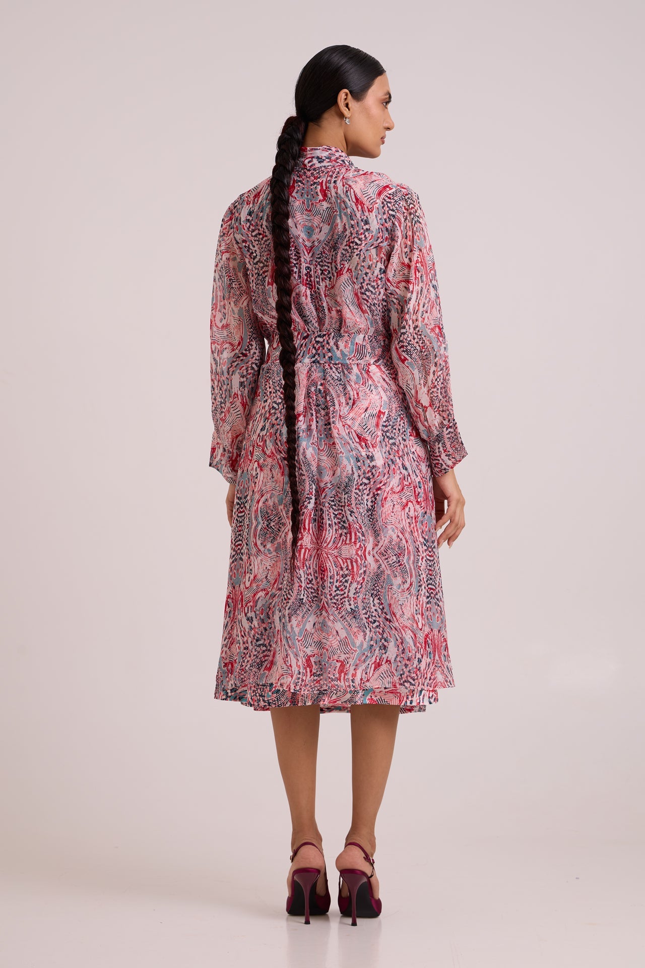 Joanne Tropical Buzz Trench Jacket Set