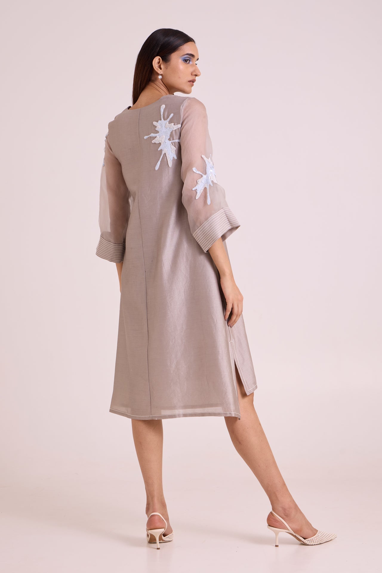 Gracie Graphite & Fern Tunic Dress