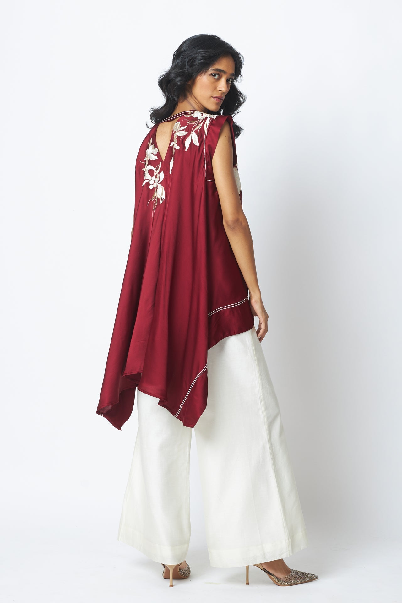 Burgandy Camila Trail Blazer Top & Pants