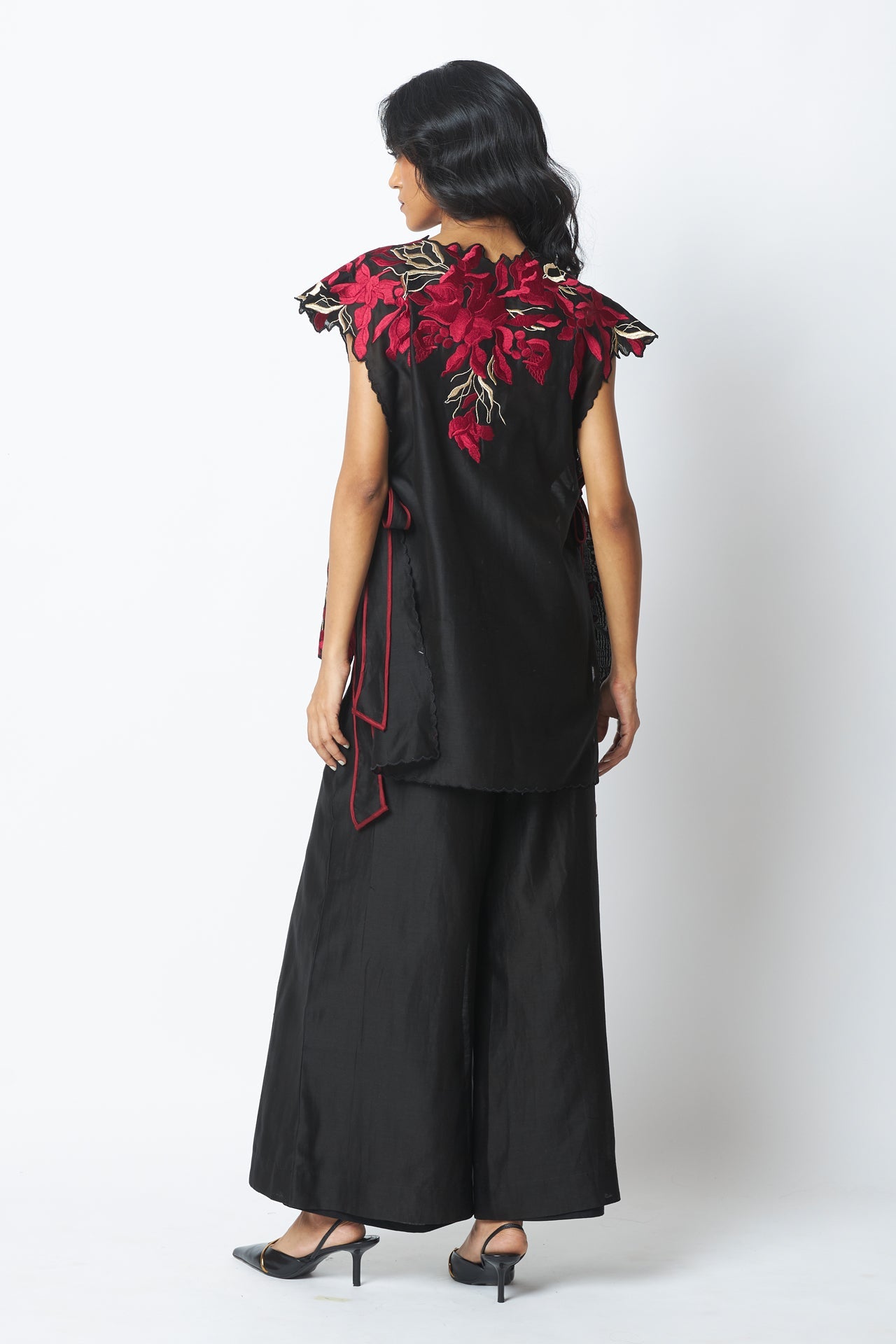 Pilar Floating Cape with Inner & Pants