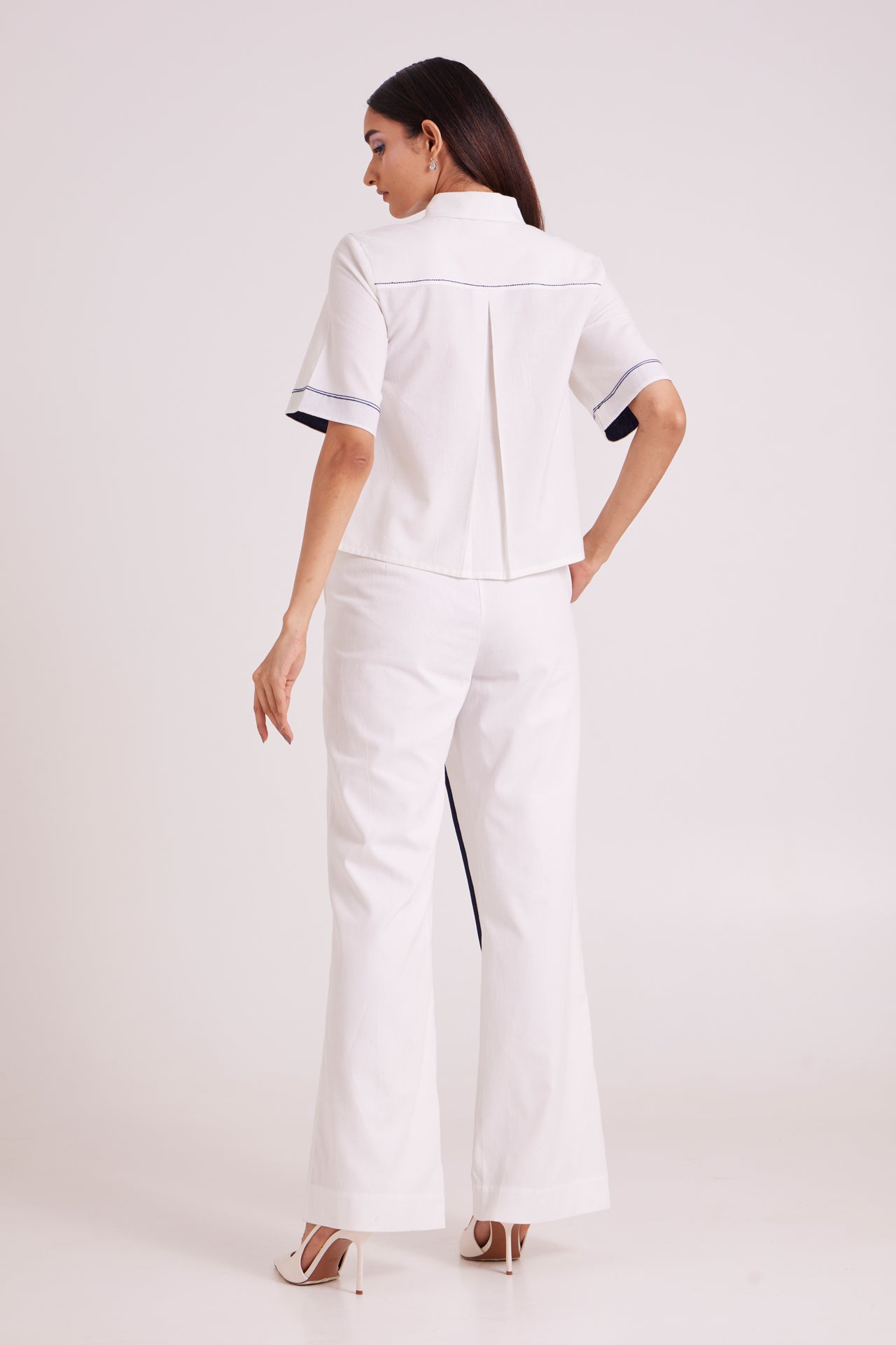 Avisa Blue Current Co-ord Set