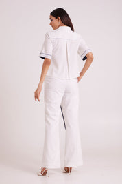 Avisa Blue Current Co-ord Set