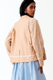 Latte Bree Vintage Embroidered Blazer