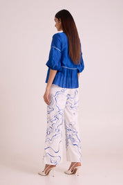 Mikel Blue Tides Top & Pant Set