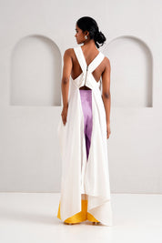 Rabi & Troop Criss Cross Top & Wave Hem Pants