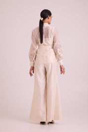 Reva Blazer Wrap Top & Wide Leg Pant
